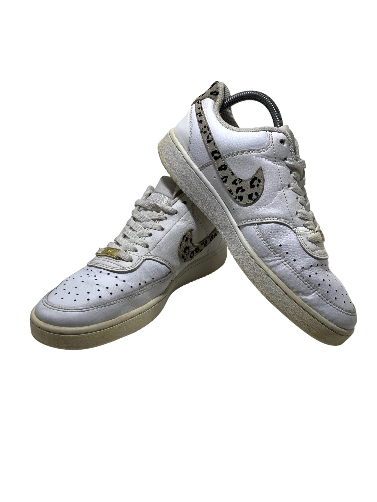 Nike Court Vision Low Leopard Swoosh