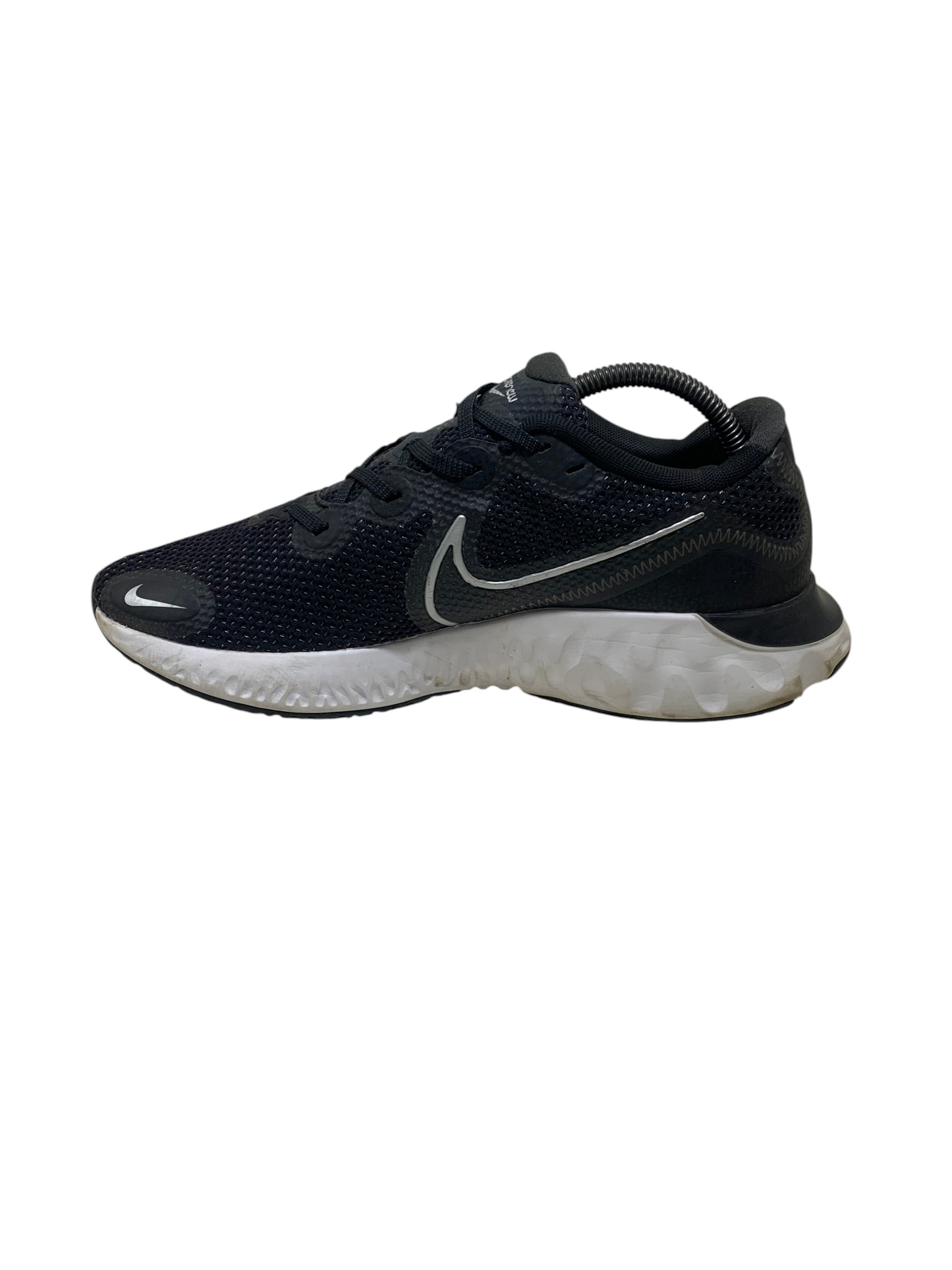 Nike Renew Run 'Black Metallic Silver'