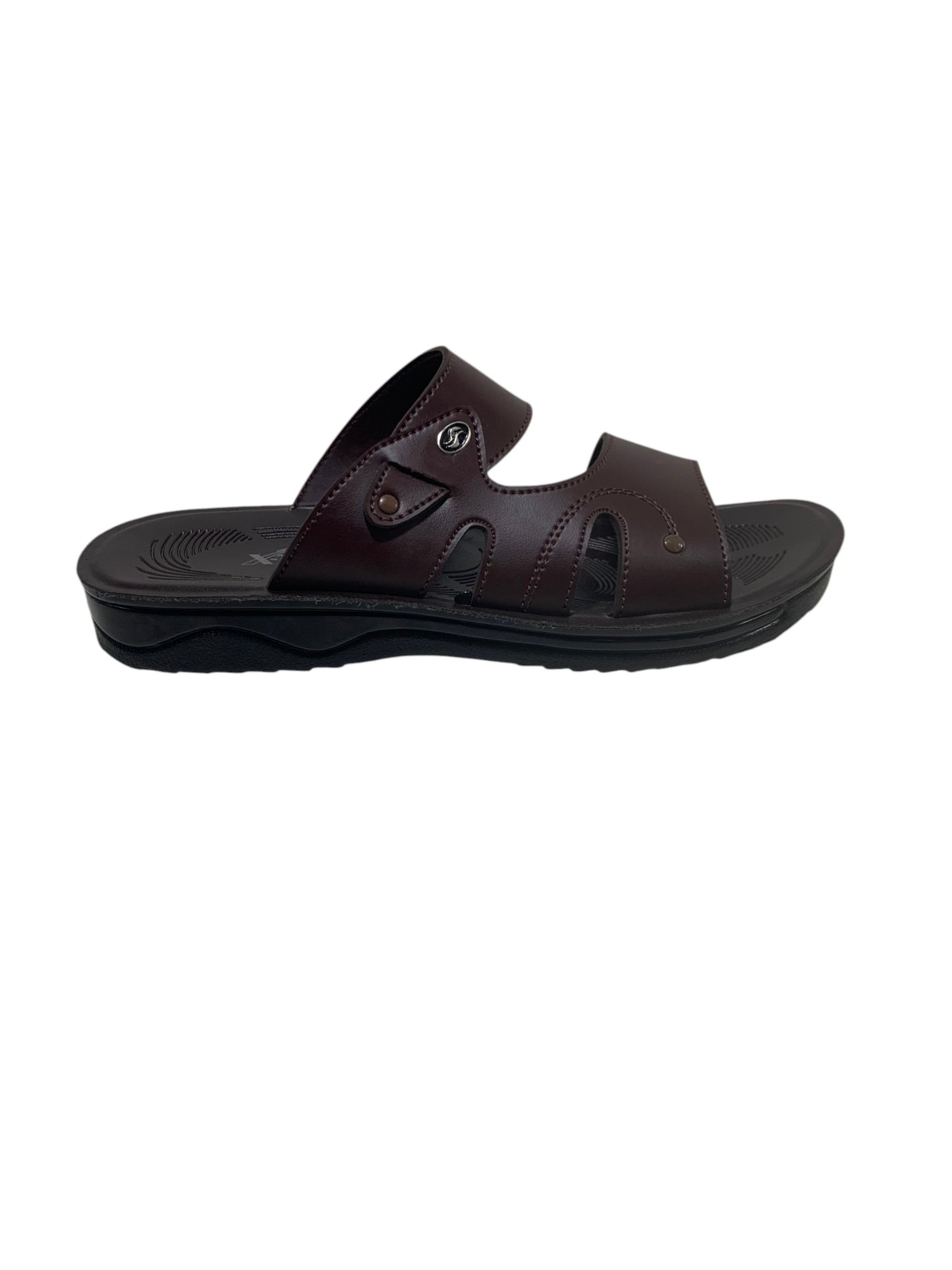 Classic Brown Leather Slipper