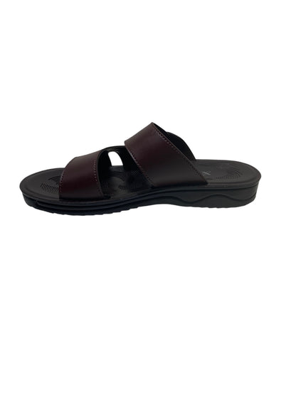 Classic Brown Leather Slipper