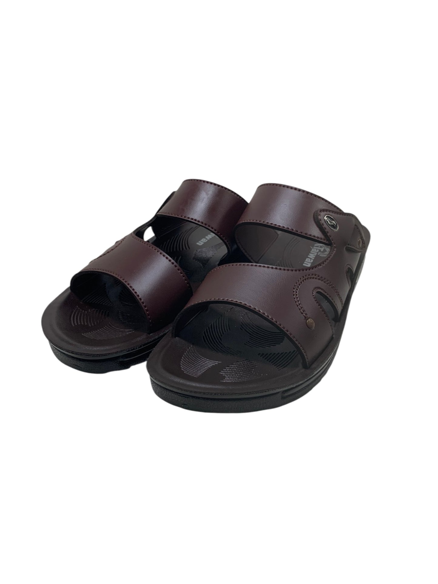 Classic Brown Leather Slipper