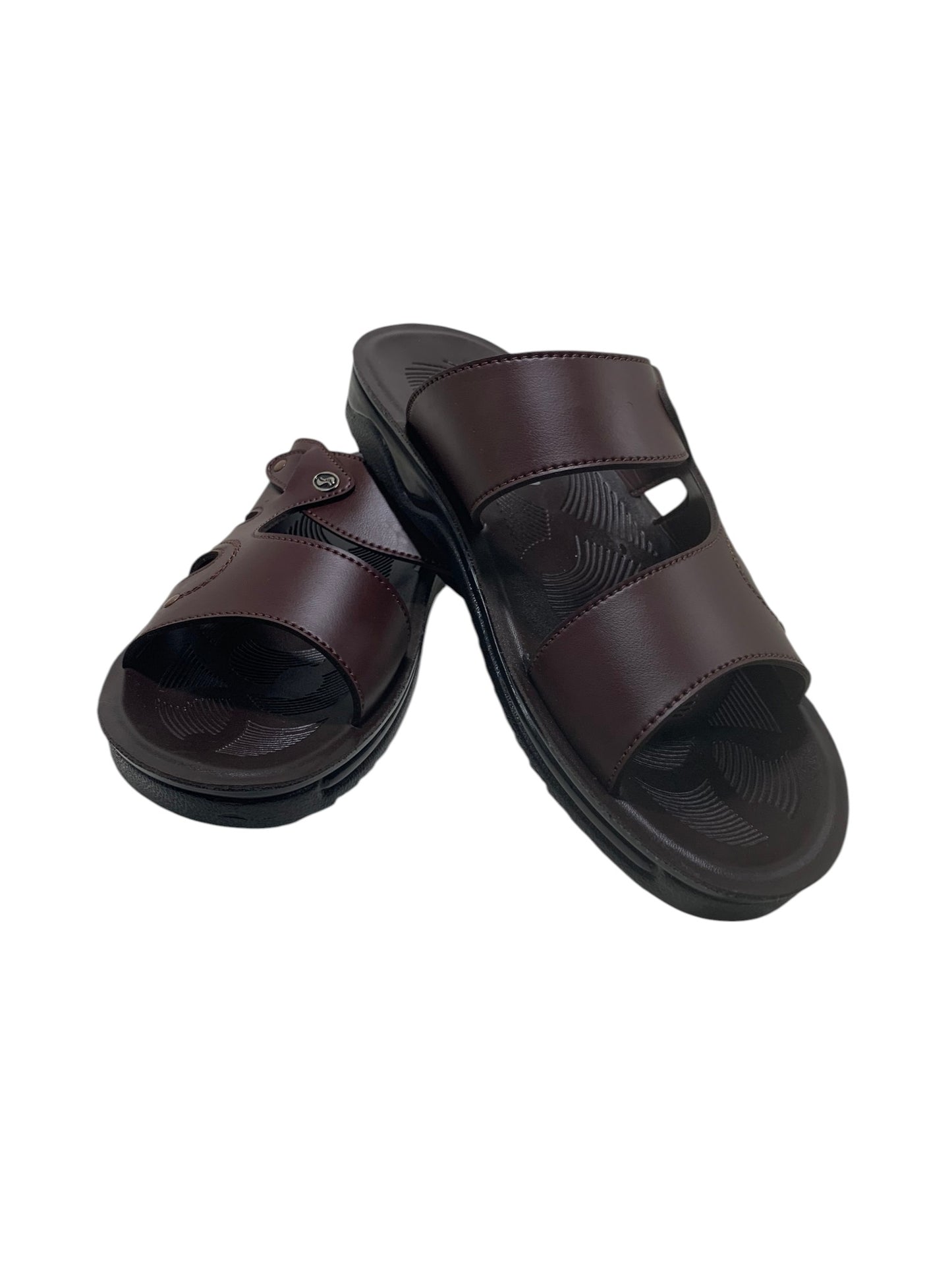Classic Brown Leather Slipper