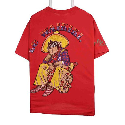lc waikiki red printed t-shirt